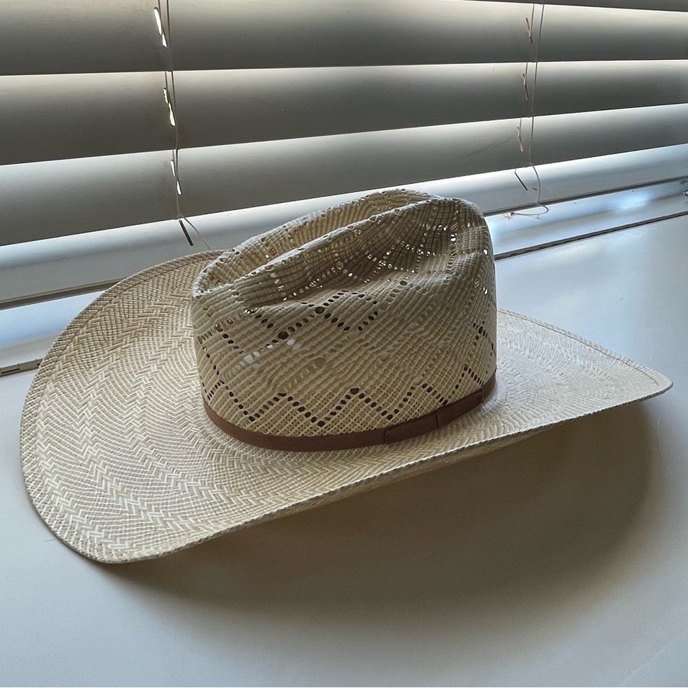American Hat Co. 20X 7 5/8 Straw Cowboy Hat Stetson Resistol